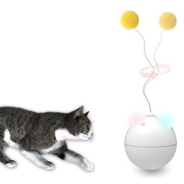 BENTOPAL Automatic Electric Pet Cat Toy 7 colors LED Lights Silent Motor