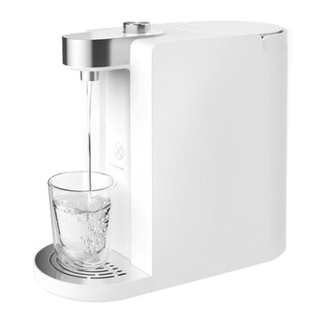 SCISHARE S2102 3 Seconds Instant Heating Water Dispenser 1.8L 6 Stage Water Temperature Setting Custom Cup Volume Double Heating Structure Design