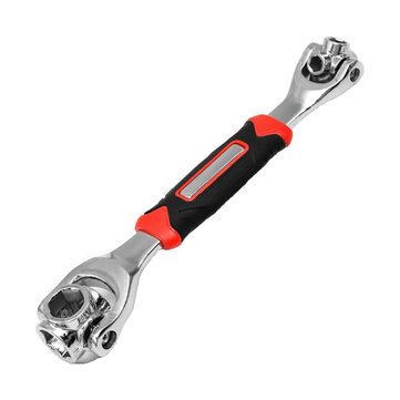 52-in-1 Multi-Functional Socket Wrench Set - 8-19mm Non-Slip Handle & Rotating Bone Design