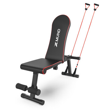 [EU Direct] XMUND XD-WB1 Weight Benches Adjustable Folding Incline Strength Training Bench 300KG For Full Body Workout