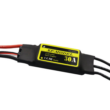 XF-Model 2-3S 30A Brushless ESC With 5V/3A Switch BEC T XT60 Plug for RC Model