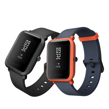 Original AMAZFIT Bip Pace Youth GPS IP68 Smart Watch International Version from xiaomi Eco-System - Black