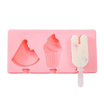 Ice Cream Mold Silicone Frozen Juice Popsicle Maker Ice Lolly Popsicle Mould