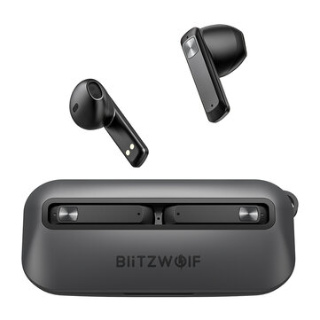 BlitzWolf® BW-FPE1 TWS bluetooth Earphone 1.7CM Ultra Thin Portable Earbuds 13mm Large Driver HiFi Stereo ENC HD Mic Half in Ear Headphone