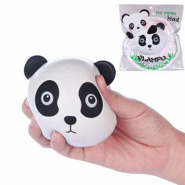Vlampo Squishy Panda Head Face Licensed Slow Rising Original Packaging Collection Toy Gift Decor