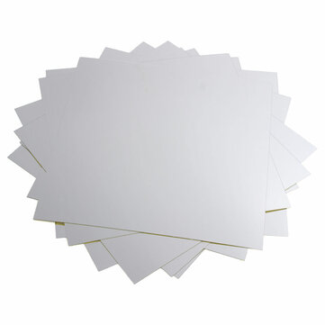 9pcs 15 15cm Mirror Sheets Square Non Glass Mirrors Tiles Self Adhesive Wall Sticker Banggood Com - Glass Mirror Sheets For Walls