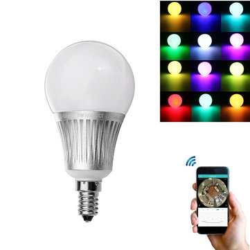 Milight E14 5W RGB+CCT Dimmable WiFi APP Phone Control Smart LED Global...
