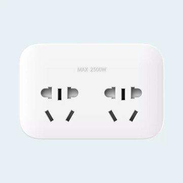 Xiaomi CXZ01 2 Outlet Soket Multi Plug Travel Adapter Electric Extension Home Use for Safety Adapter