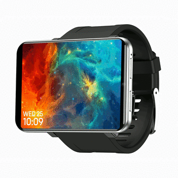 [Face Unlock]TICWRIS MAX 2.86 Inch HD Screen Smart Watch 3G＋32G 4G－LTE 2880mAh Battery Capacity 8MP Camera GPS Watch Phone － Black