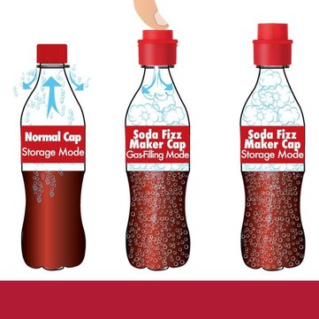 KCASA Soda Fizz Maker Cap Soda Drink Maker Bottles Cap