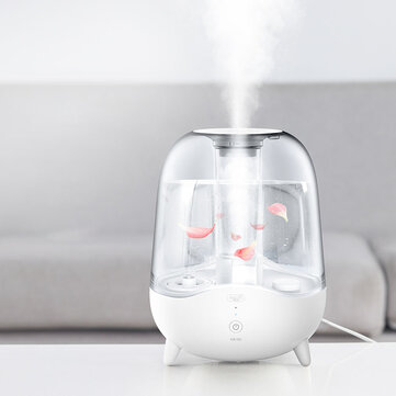 Deerma DEM-F325 Humidifier Home Quiet Air Humidification From Xiaomi Eco-system Office Bedroom Humidification Mini Aromatherapy Humidification Transparent Water Tank