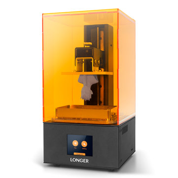 Longer� Orange10 405nm LCD UV Resin 3D Printer 98mm*55mm*140mm Print Size Support Offline Printing with 2.8inch Touch Screen