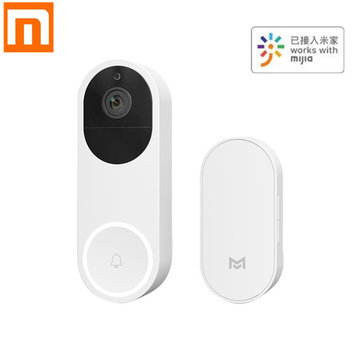 [AI Version] Xiaomo Mijia AI Face Identifcation 1080P IR Night Vision WIFI Video Doorbell Set Mo-tion De-tection SMS Push Intercom with Mijia App Control from Xiaomi Youpin