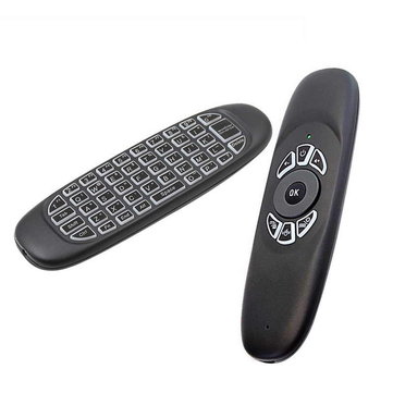C120 2.4GHz Air Mouse 6 Gyro Fly Air Mouse Remote Control Mini Keyboard for Android Smart TV Box