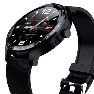 50% off for Microwear L9 Full Round Touch Stainless Steel Bezel ECG Smart Watch