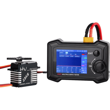 $44.99 For ToolkitRC ST8 8CH 100W 2A 7-28V LCD Servo Special Tester PWM/PPM/SBUS Signal Speed Liner Step Servo Analyzer With 4-Ways Independent Program Signal