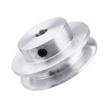 Size : 10mm DEFTSHEEP 1pc Aluminum Alloy 40mm Single Groove Pulley 4-12mm Fixed Bore Pulley Wheel for Motor Shaft 6mm Belt