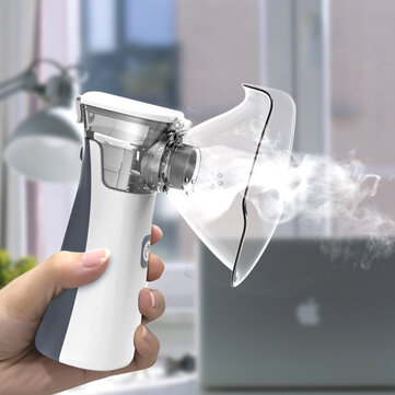 44%OFF for BOXYM-N2 Portable Ultrasonic Nebulizer Low Residual Fluid Household Medical Atomizer Handheld Asthma Inhaler For Adult / Kids Ultrasonic Mist Maker