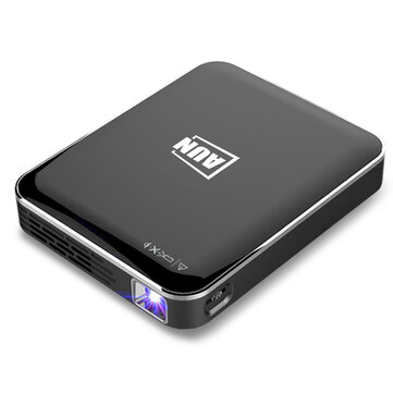 AUN X3 Mini Projector 1080P Android/IOS Phone Screen Mirroring Home Cinema 3D beamer 3200mAH Battery Portable projector