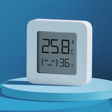 [Newest Version] XIAOMI Mijia Bluetooth Thermometer 2 Wireless Smart Electric Digital Hygrometer Thermometer 1Pcs Work with Mijia APP