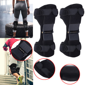 IPRee 1 Pair Upgraded Knee Protection Booster Breathable Joint Brace Knee Pad Mountaineering Squat Protector