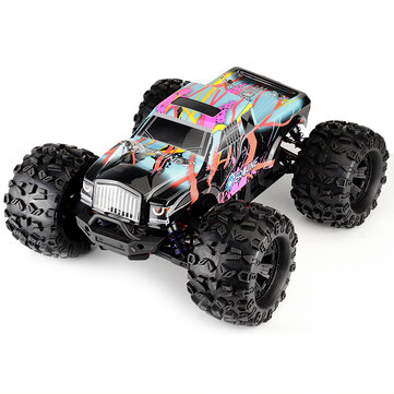 Eachine EAT02 1/8 Large RC Truck 90km/h High Speed Bigfoot RC Car 4WD 2.4G Brushless 2400mAh Off Road Truck Vehicle Model for Adults