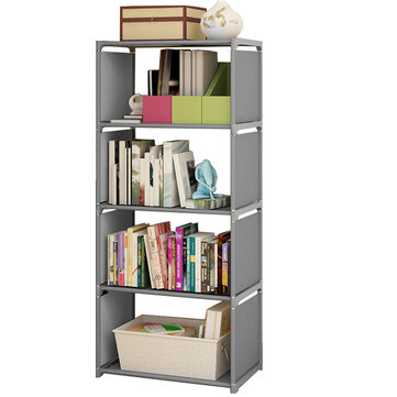 Simple Bookshelf Storage Cabinet, Tier Shelf Display Bookcase