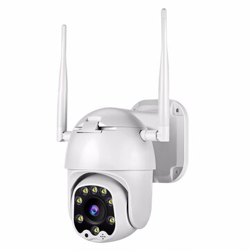 Bakeey HD820 8 LED Warm Light ONVIF Smart WIFI IP Camera IP66 Outdoor Dome Speed Camera Two-way Audio TF Card & Cloud Storage CCTV Monitor
