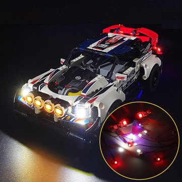 LED Light Lighting Kit ONLY For LEGO 42109 Rally Car Top Gear Bricks Toys z