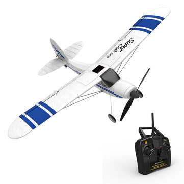 $69.99 for VolanteX Super Cub 500 761-3 500mm Wingspan Beginner Self-stabilizing Stunt RC Airplane Fixed Wing with 6-Axis Gyro System RTF