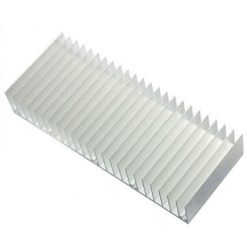 Aluminium 60*150*25mm Silver bar fendue Dissipateur de chaleur bande de refroidissement IC Module DEL 