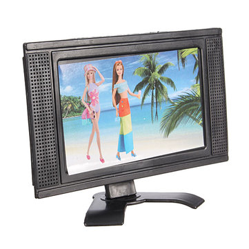 Puppenhaus Miniatur-Breitbildfernseher Flachbild-LCD-Fernseher RollenspielspRSZ8 