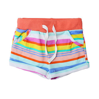 2015 New Little Maven Baby Girl Summer Stripe Cotton Beach Shorts Pants